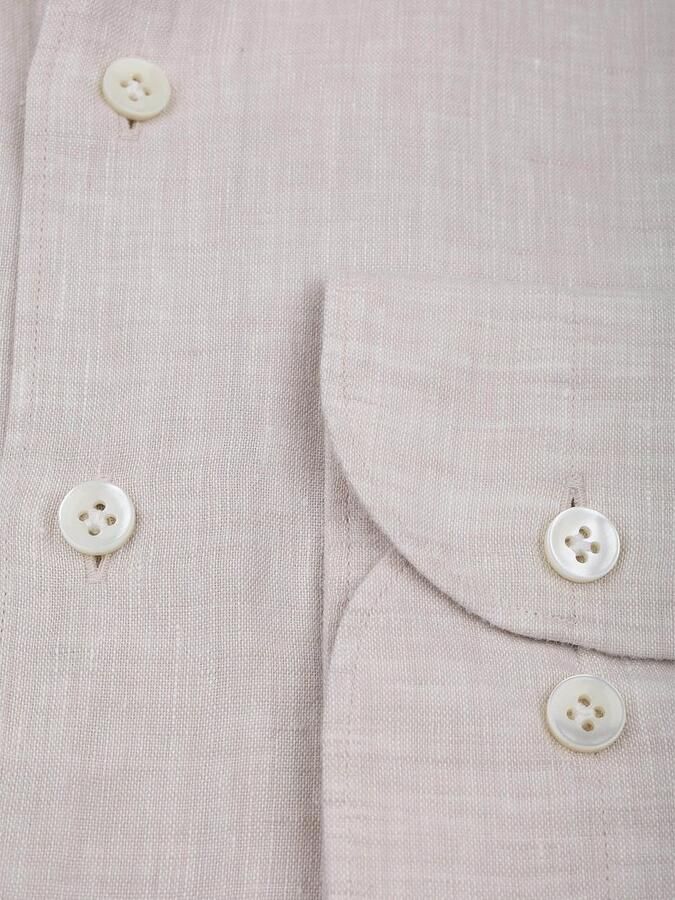 Profuomo Overhemd Linnen Sand - Foto 2