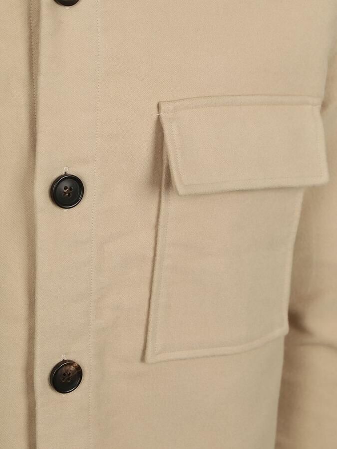 Profuomo Overshirt Moleskin Beige - Foto 2
