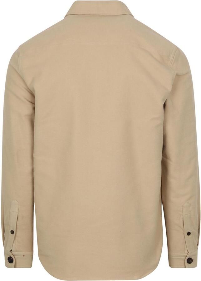 Profuomo Overshirt Moleskin Beige - Foto 3