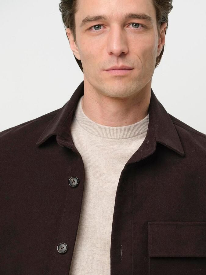 Profuomo Overshirt Moleskin Donkerbruin - Foto 2