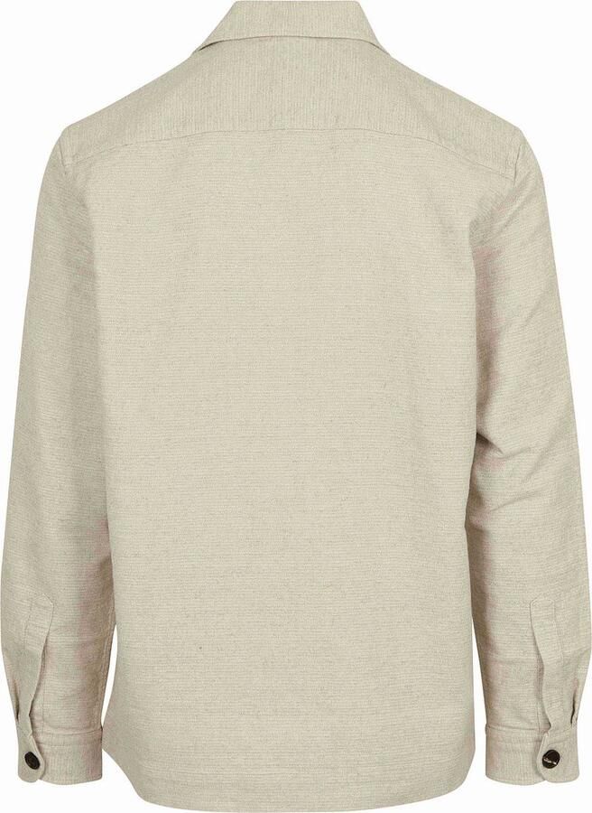 Profuomo Onderhemd Overshirt Raw Cotton Linen Ecru - Foto 7