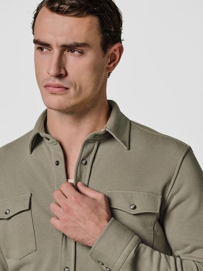 Profuomo Overshirt Western Groen - Foto 2