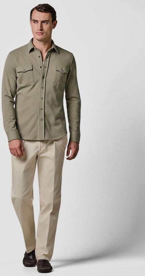 Profuomo Overshirt Western Groen - Foto 5