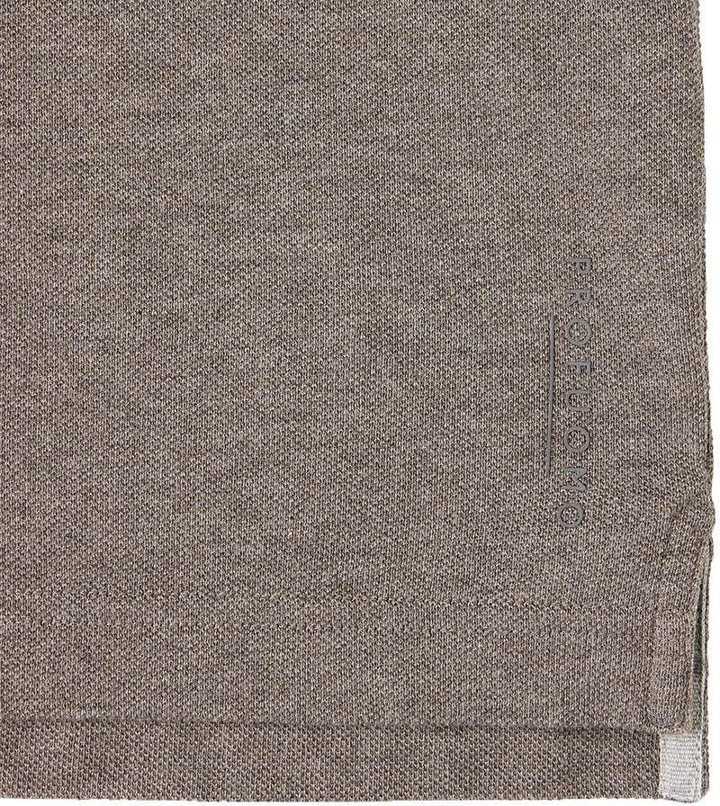 PROFUOMO Heren Polo's & T-shirts Polo Short Sleeve Bruin - Foto 2