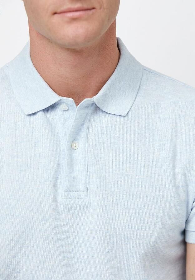 PROFUOMO Heren Polo's & T-shirts Polo Short Sleeve Lichtblauw - Foto 3