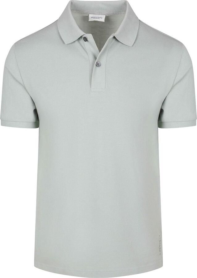 Profuomo Polo Shirt Korte Mouw Piqué Poloshirt Mint - Foto 5