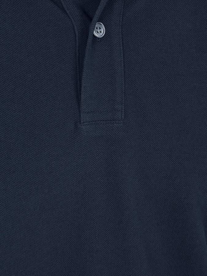 PROFUOMO Heren Polo's & T-shirts Basic Pique Donkerblauw - Foto 10