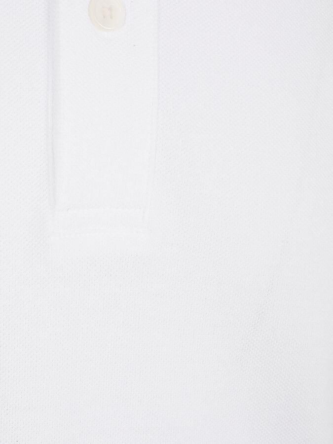 Profuomo Polo Shirt Korte Mouw Piqué Poloshirt Wit - Foto 6