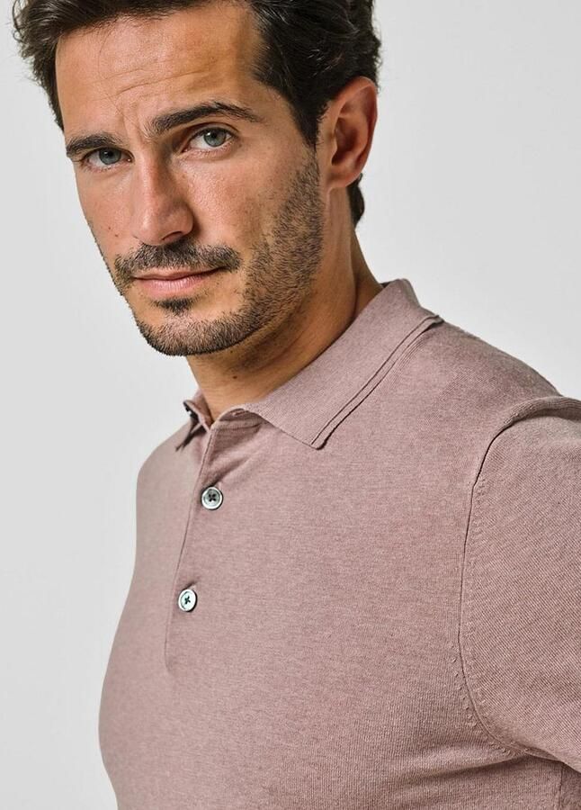 Profuomo Polo Shirt Korte Mouw Poloshirt Luxury Basic Roze - Foto 7
