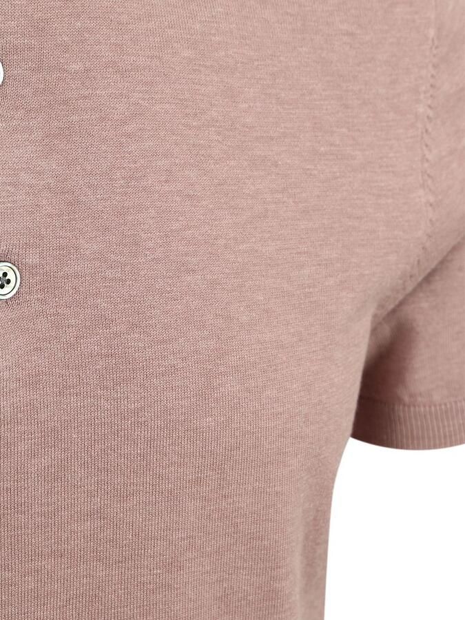 Profuomo Polo Shirt Korte Mouw Poloshirt Luxury Basic Roze - Foto 6
