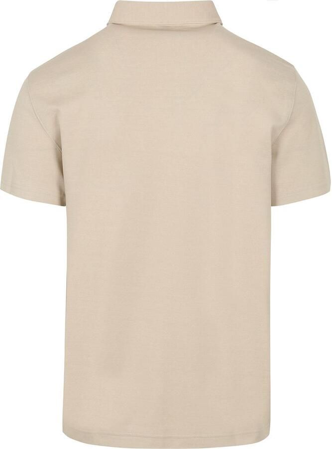 Profuomo T-shirt Poloshirt Luxury Knitted Beige