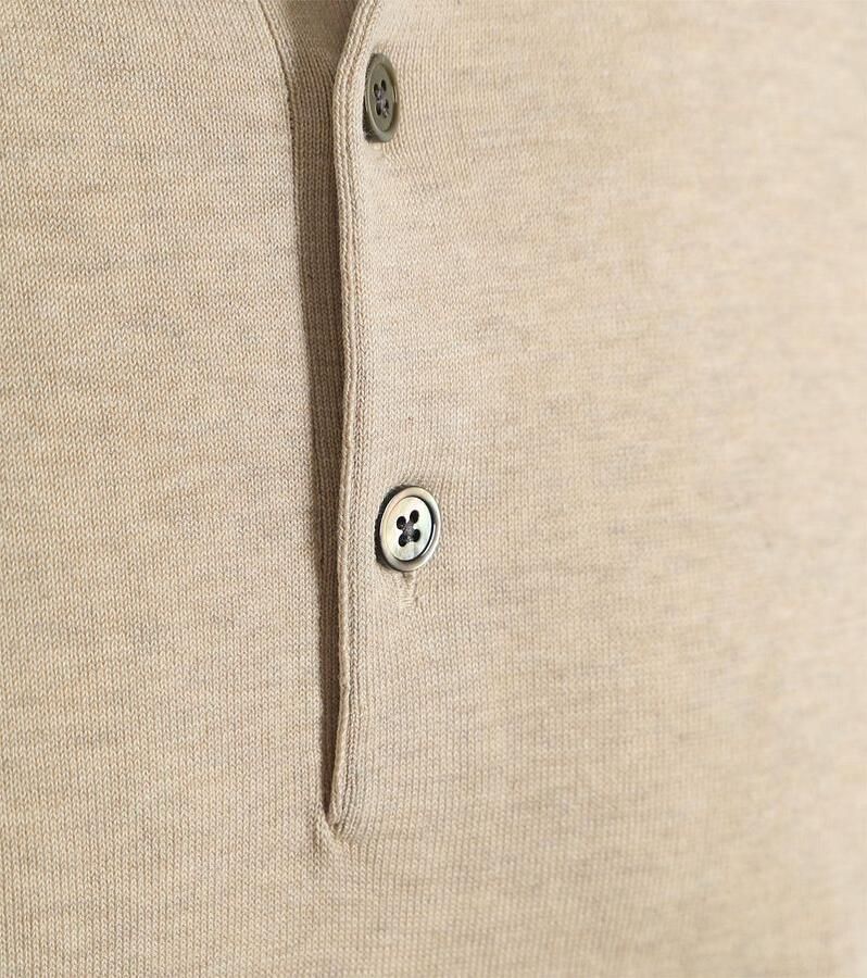 PROFUOMO Heren Polo's & T-shirts Polo Short Sleeve Beige - Foto 5