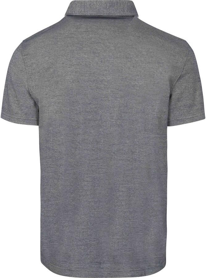 Profuomo T-shirt Poloshirt Luxury Knitted Melange Blauw - Foto 2