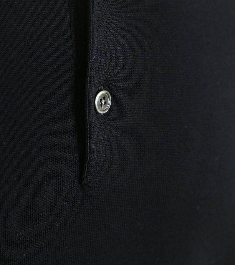 PROFUOMO Heren Polo's & T-shirts Polo Short Sleeve Donkerblauw