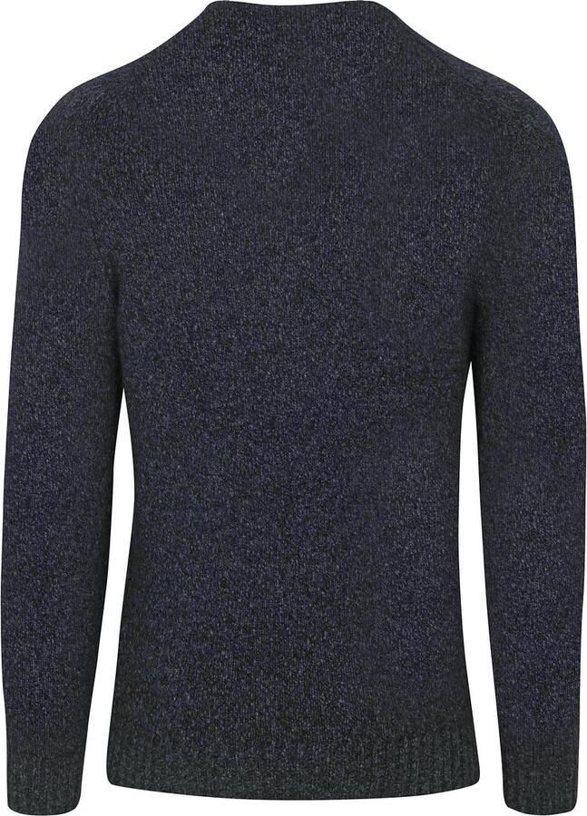 PROFUOMO Heren Truien & Vesten Pullover Crew Neck Blauw