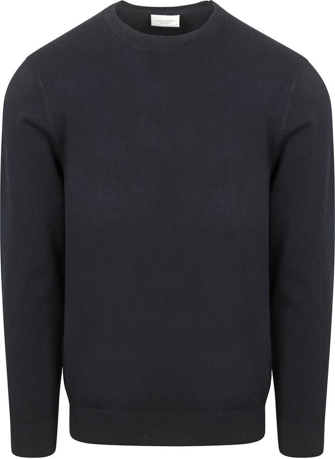 Profuomo Gebreide pullover met ronde hals - Foto 2