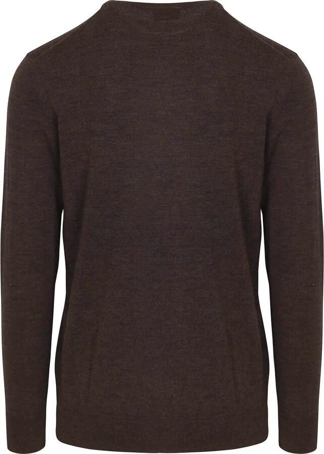 PROFUOMO Heren Truien & Vesten Pullover Crewneck Bruin