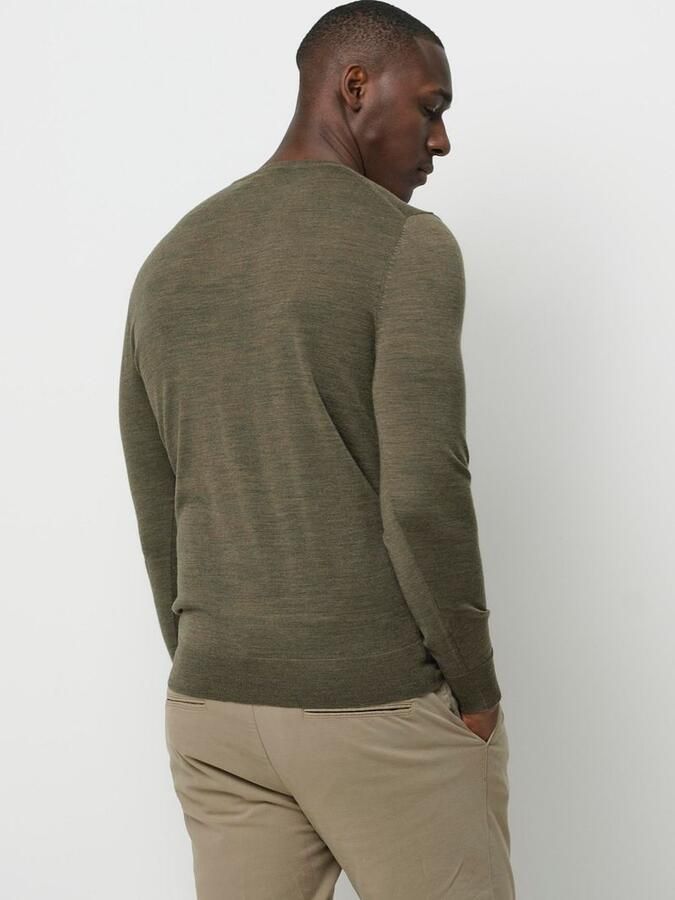 Profuomo Pullover Merinowol Olive - Foto 4