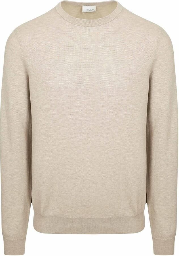 Profuomo Pullover Structure Beige