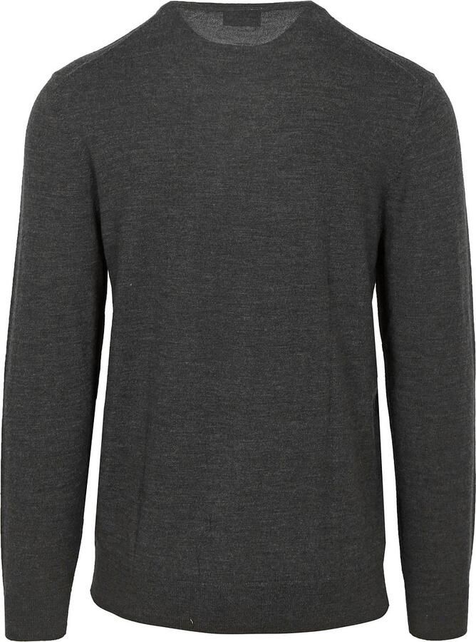 Profuomo V-Neck Anthra Pullover Sweater Gray Heren - Foto 1