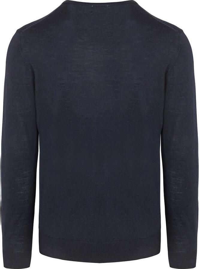 PROFUOMO Heren Truien & Vesten Pullover V-neck Donkerblauw