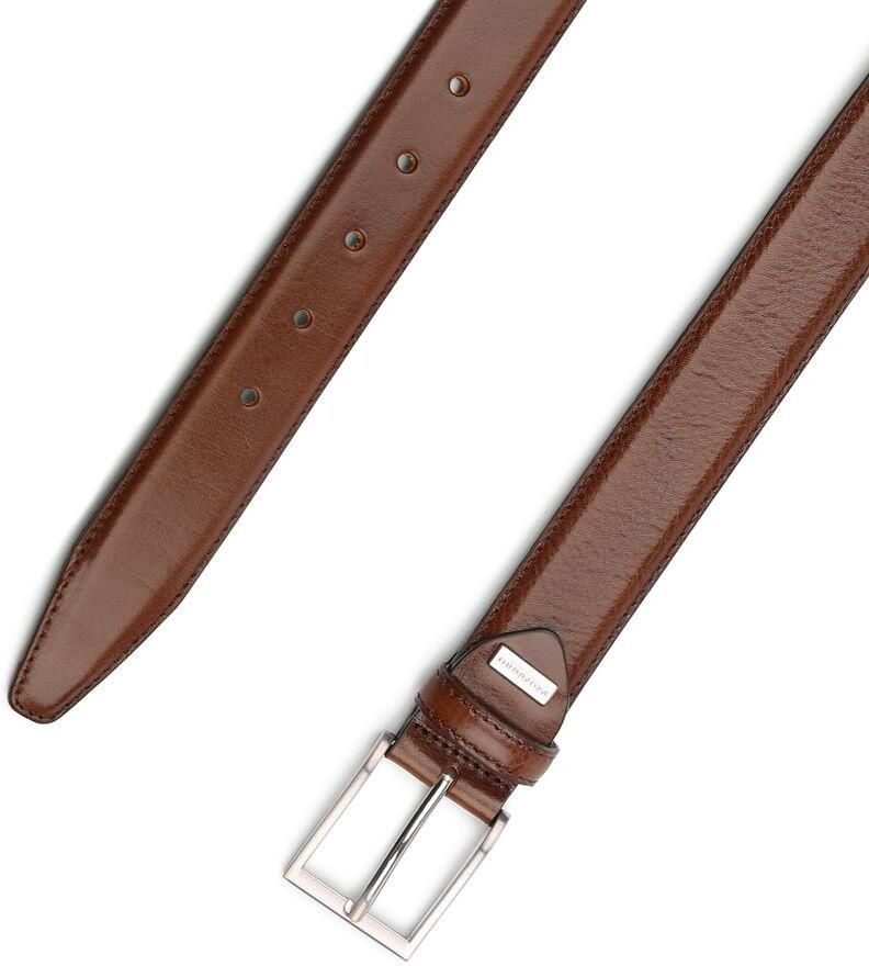 Profuomo riem solid dark brown calf leather - Foto 2