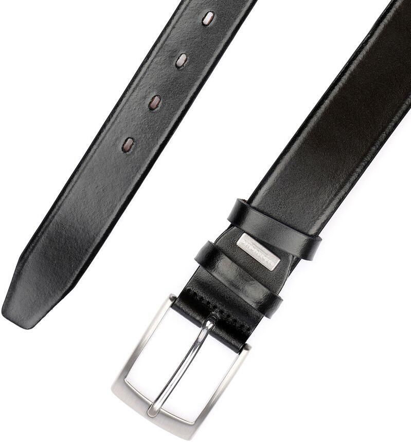 Profuomo Riem Leer Zwart Heren