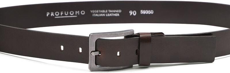 Profuomo riem leder handpolish brown - Foto 4