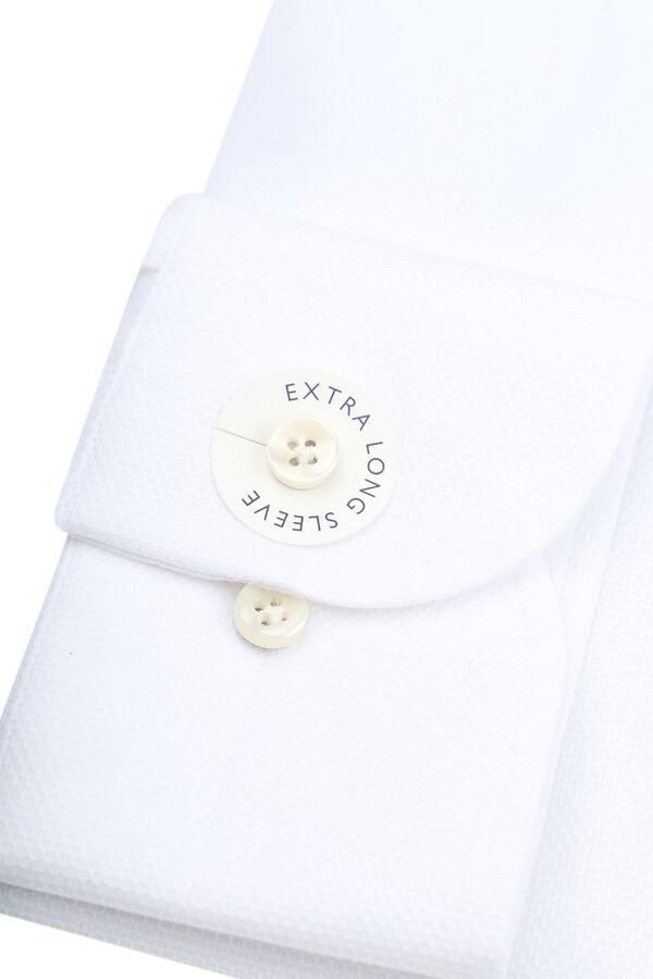 Profuomo Shirt Extra Lange Mouwen Travel Wit - Foto 4