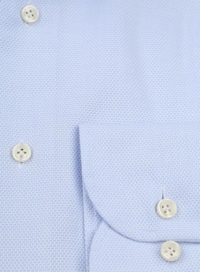 Profuomo Slim fit zakelijk overhemd met haaikraag model 'X-Cutaway'