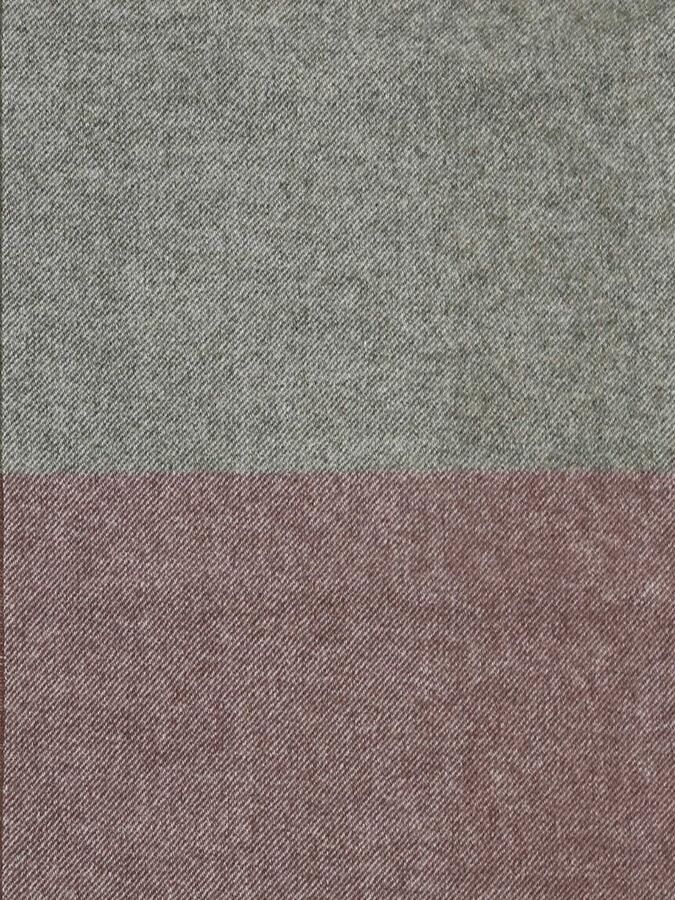 Profuomo Sjaal Lamswol Grijs Beige Bruin - Foto 2