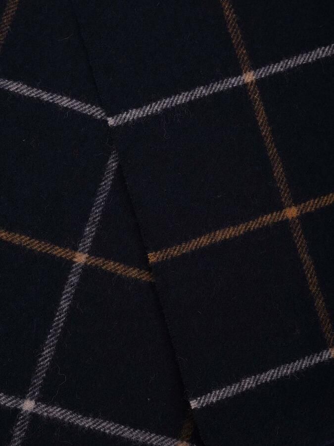 Profuomo Sjaal Lamswol Ruiten Navy - Foto 2