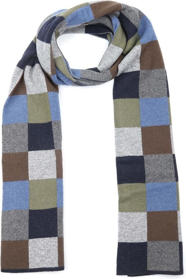 Profuomo Sjaal Wol Ruiten