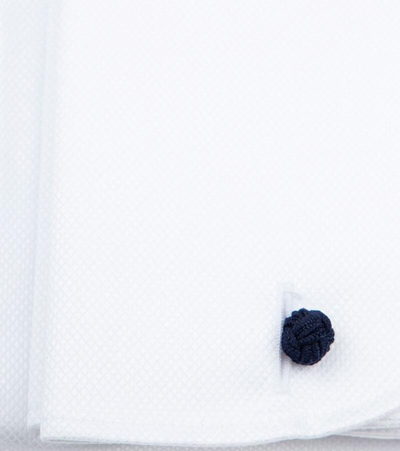 Profuomo Regular fit smokingoverhemd van effen materiaal - Foto 3