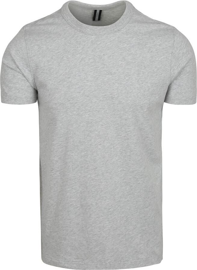 PROFUOMO Heren Polo's & T-shirts T-shirt Short Sleeve Jersey Grijs - Foto 5
