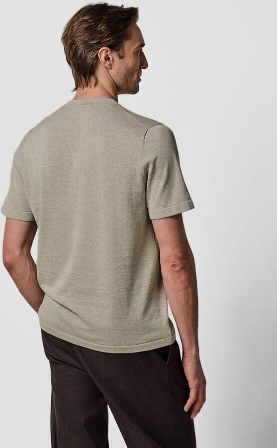 Profuomo T-Shirt Knitted Beige - Foto 4
