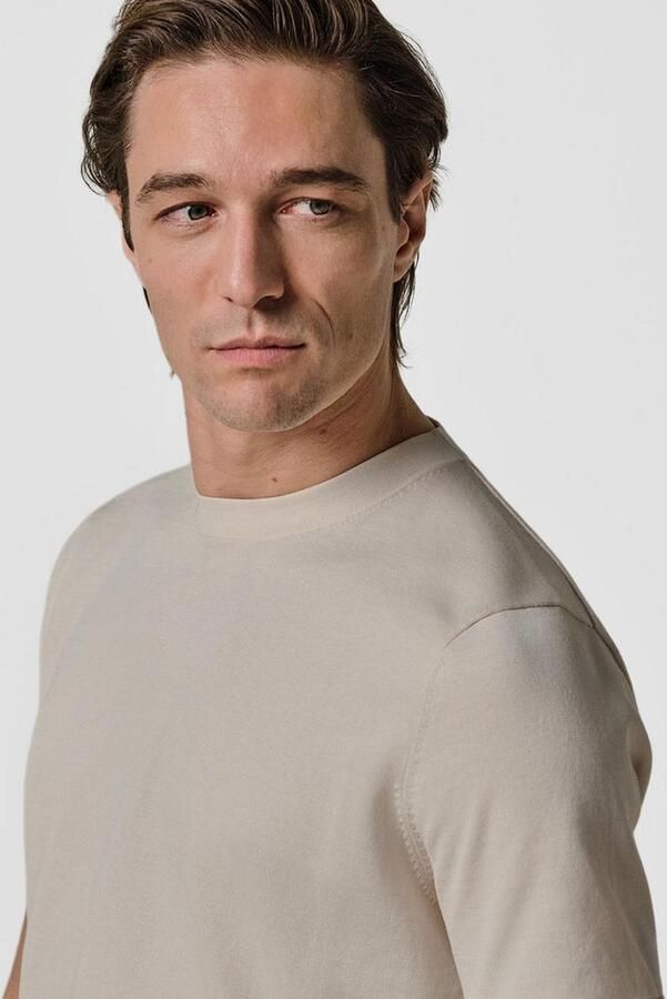 Profuomo T-shirt Korte Mouw T-Shirt Knitted Ecru - Foto 7