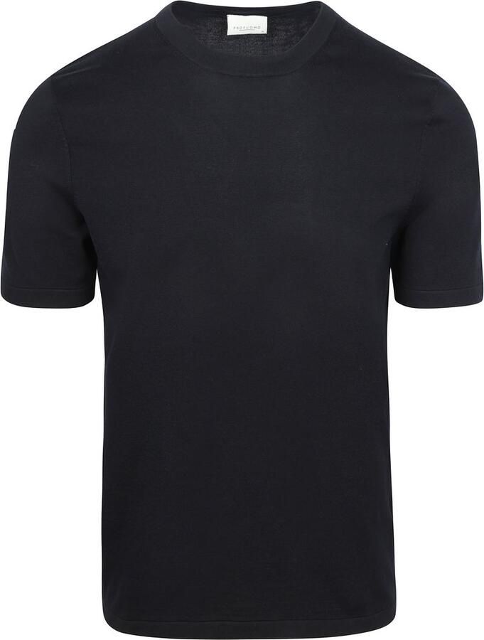 Profuomo slim fit T-shirt van puur katoen