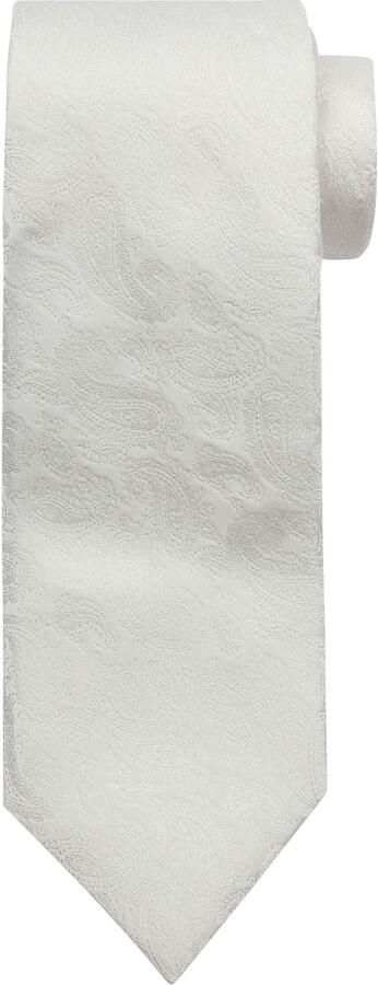 Profuomo Elegante Zijden Stropdas White Heren - Foto 4