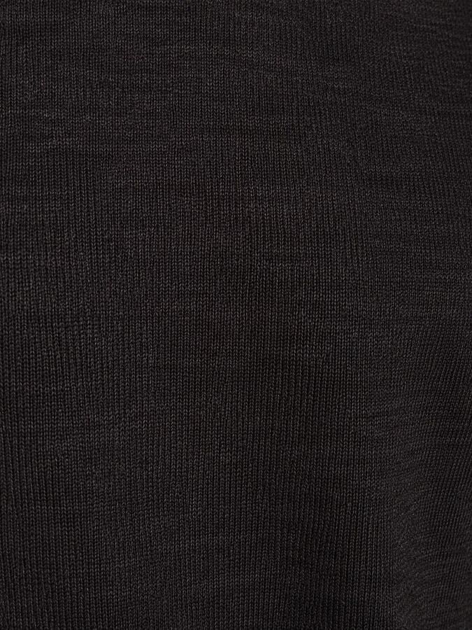 PROFUOMO Heren Truien & Vesten Pullover Mock Neck Extrafine Merino Donkergrijs - Foto 4