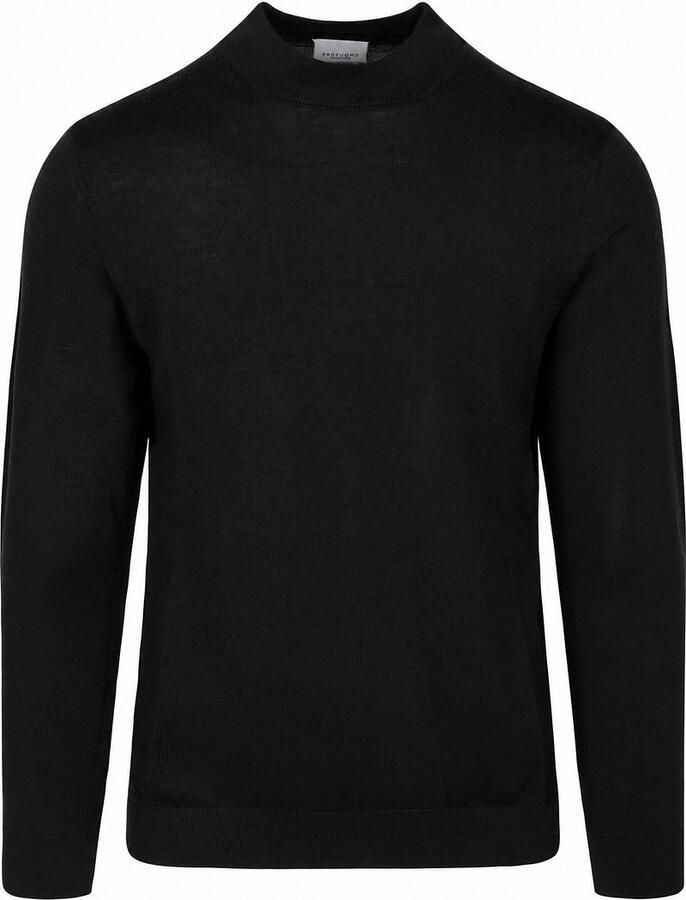 Profuomo Sweater Turtleneck Trui Merinowol Zwart - Foto 2