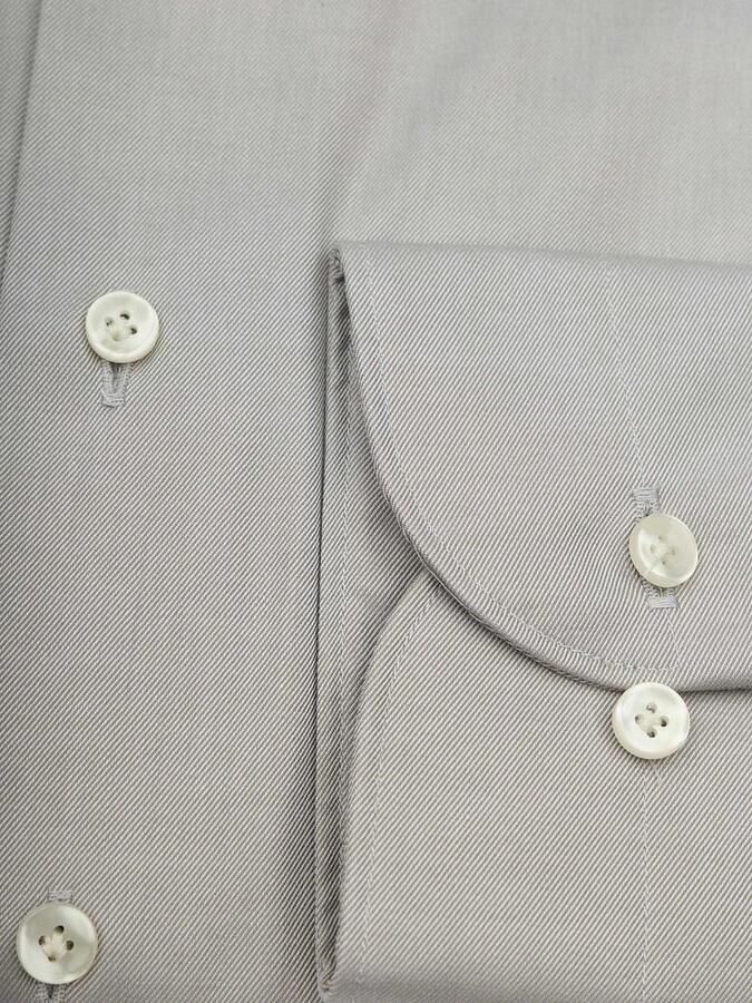 Profuomo Twill Overhemd Lichtgroen - Foto 2