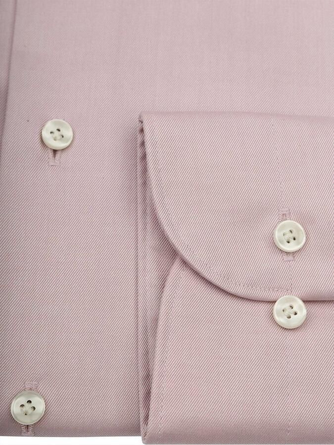 Profuomo Twill Overhemd Lichtroze - Foto 2