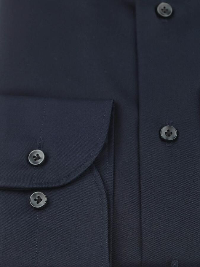 Profuomo Twill Overhemd Navy - Foto 3