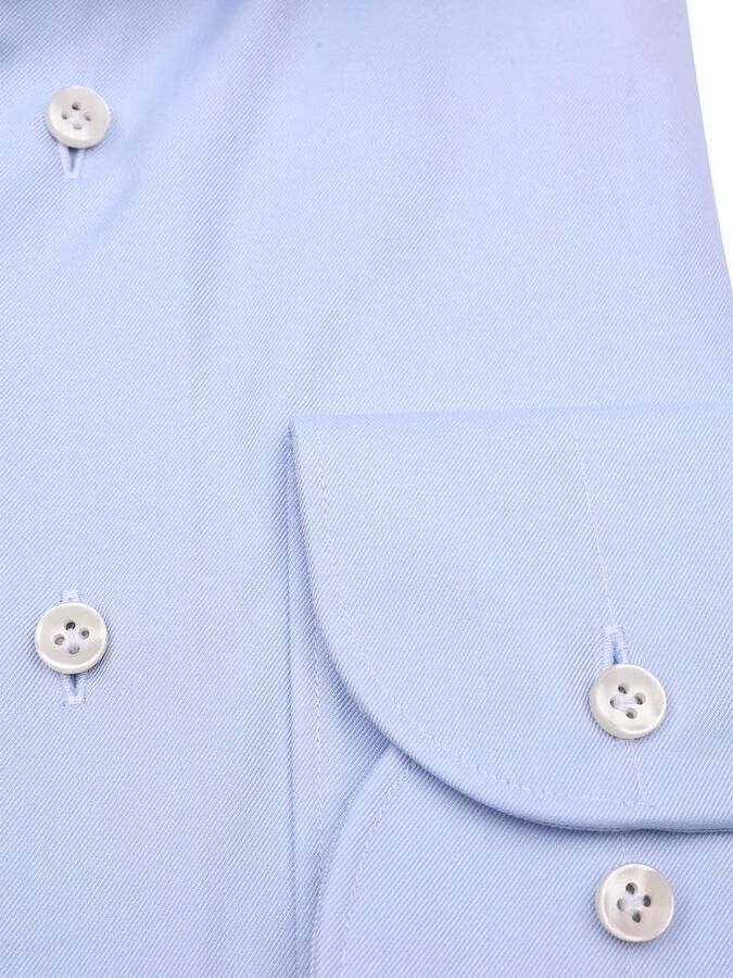 Profuomo Twill Overhemd Supima Cotton Lichtblauw - Foto 3