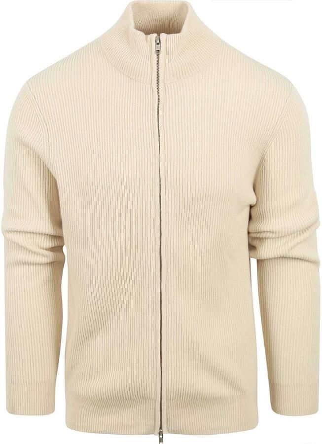 Profuomo Vest Ecru ppuj30027a Beige Heren
