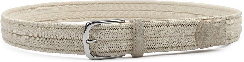 Profuomo Waxed Geweven Riem Ecru - Foto 3