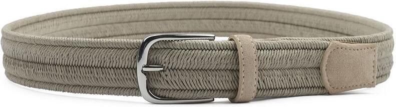 Profuomo Waxed Geweven Riem Khaki - Foto 3