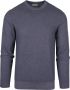 Profuomo Pullover Donkerblauw - Thumbnail 1