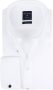 Profuomo slim fit strijkvrij overhemd met dubbele manchet wit twill two-ply - Thumbnail 2